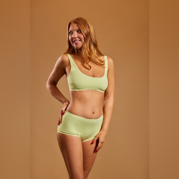 OneWith Longshore Bikini Bottom Buzzin/Yellow, Size S - Picture 2 of 8